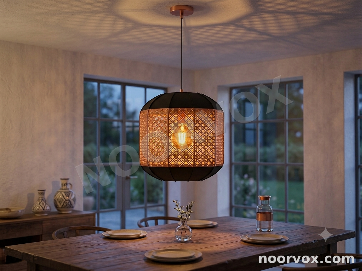 Lustre Lanterne Orientale Chic - Ambiance Chaleureuse